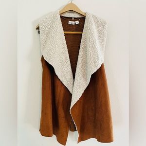 Faux Sherpa Vest!